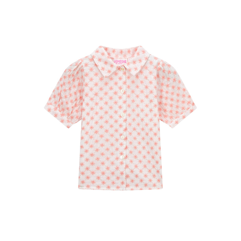 Someone Kids chemisier rose 1