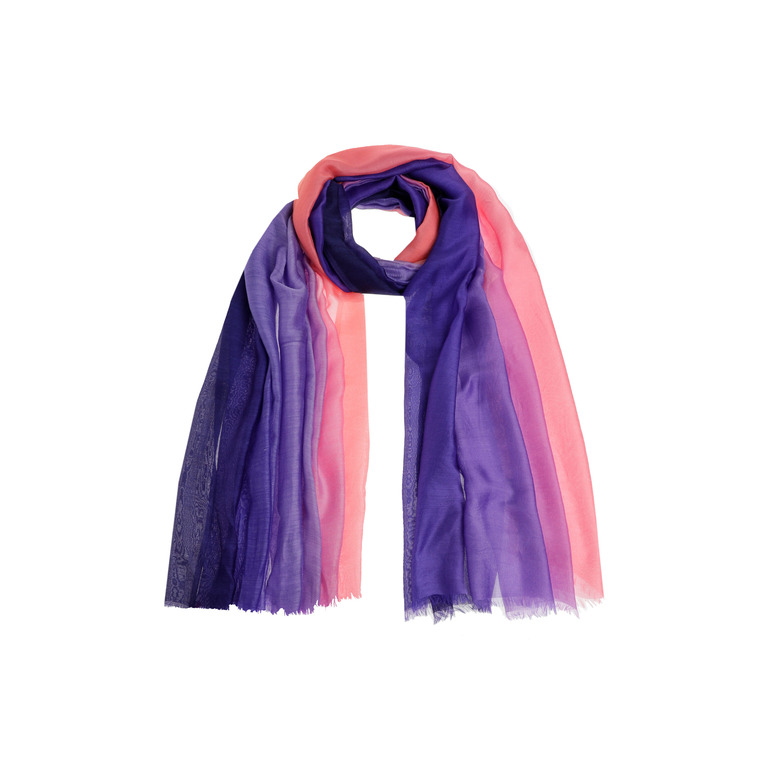 Caroline Biss scarf violet 1
