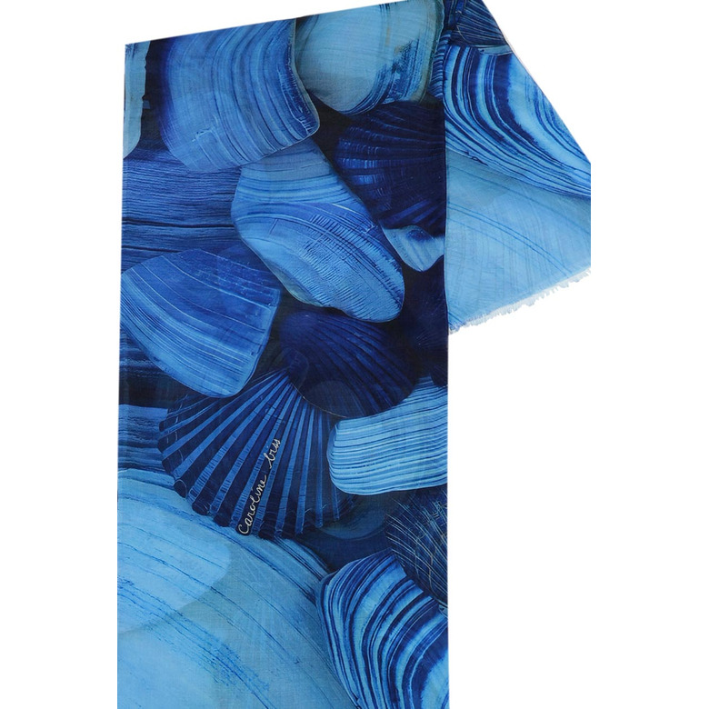 Caroline Biss scarf blue 2