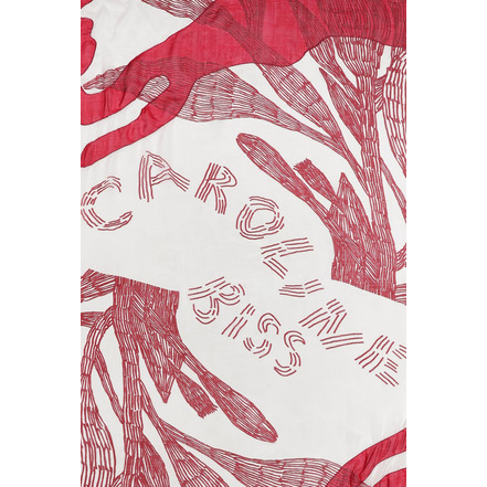 Caroline Biss echarpe rouge