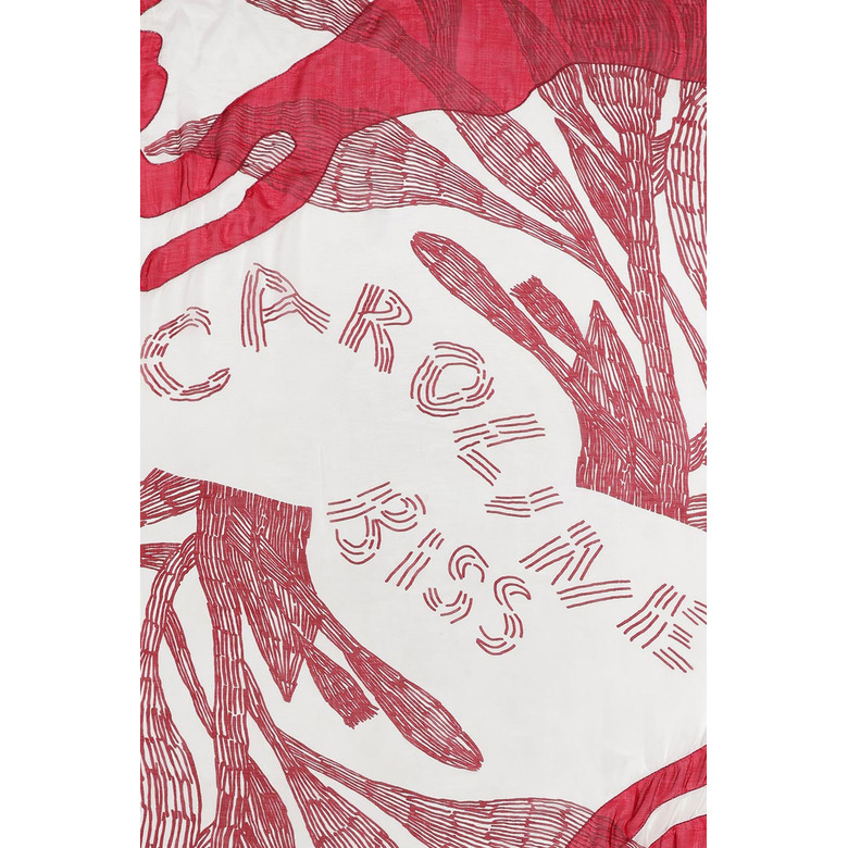 Caroline Biss echarpe rouge 2