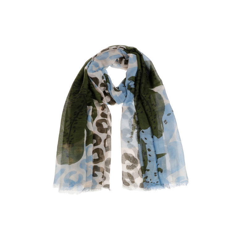 Caroline Biss scarf blue 1