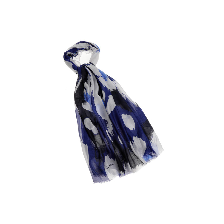 Caroline Biss scarf blue 1