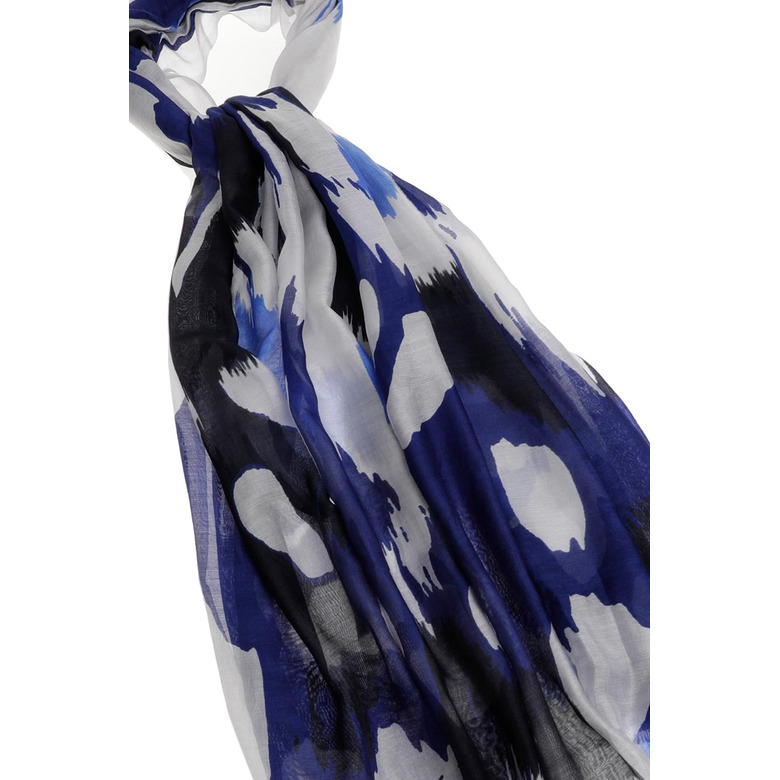 Caroline Biss scarf blue 2