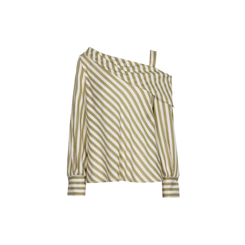 Caroline Biss chemisier vert 1