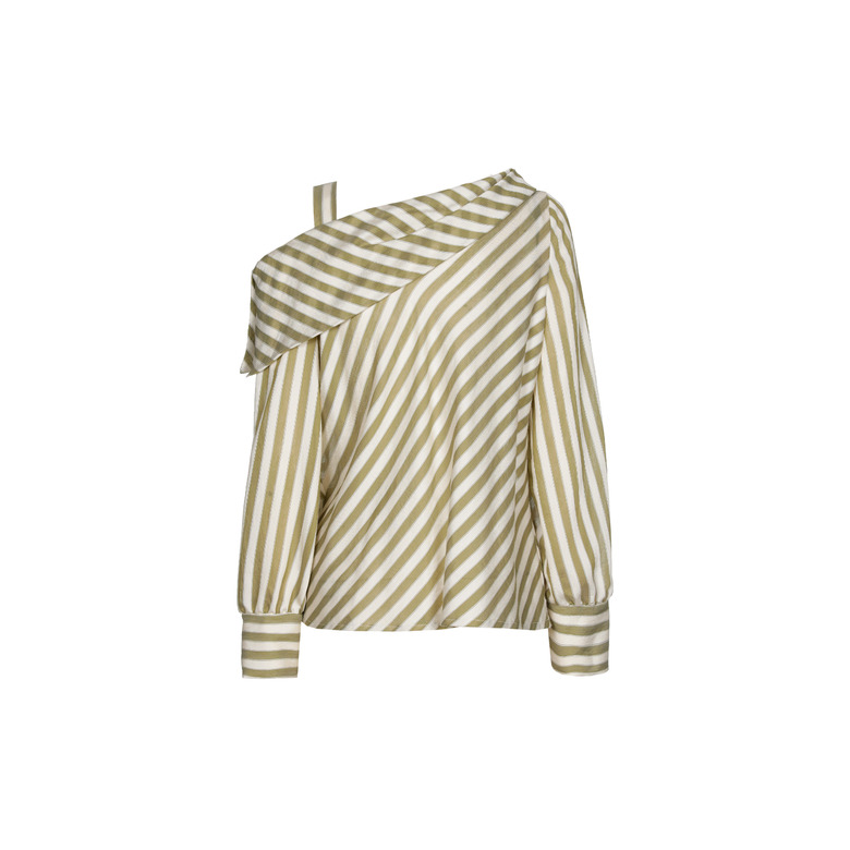 Caroline Biss chemisier vert 2