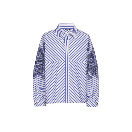 Caroline Biss chemisier bleu