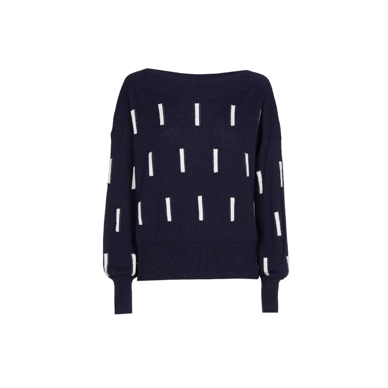 Caroline Biss pullover blau 1