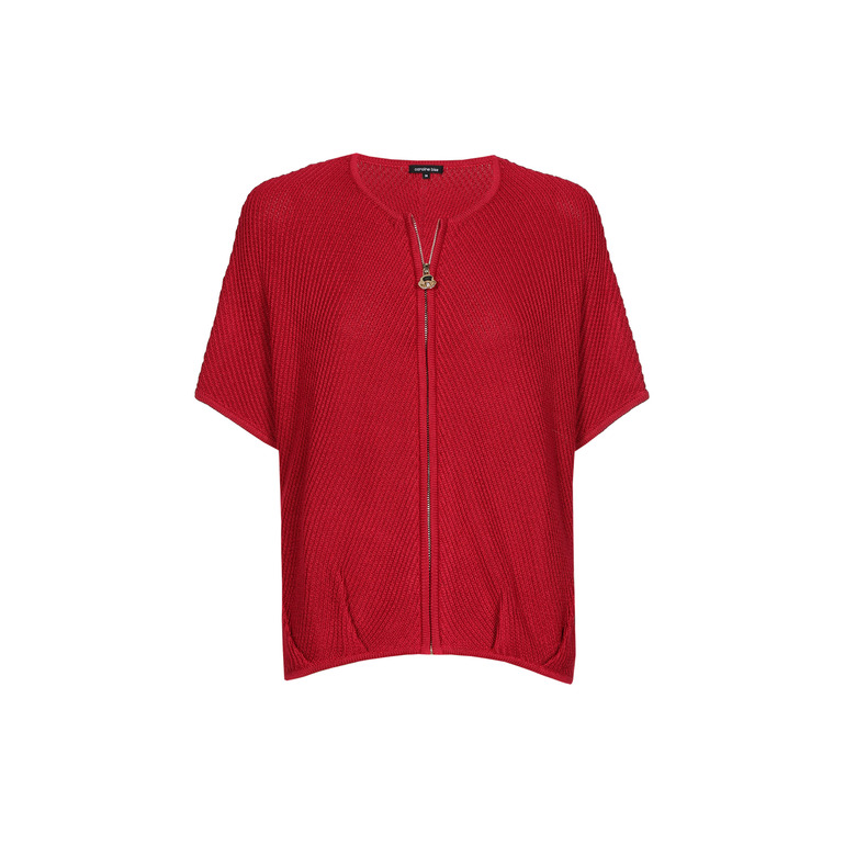 Caroline Biss cardigan rouge 1