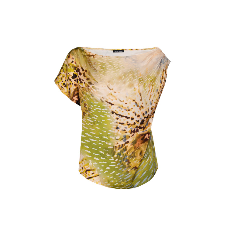 Caroline Biss chemisier vert 1