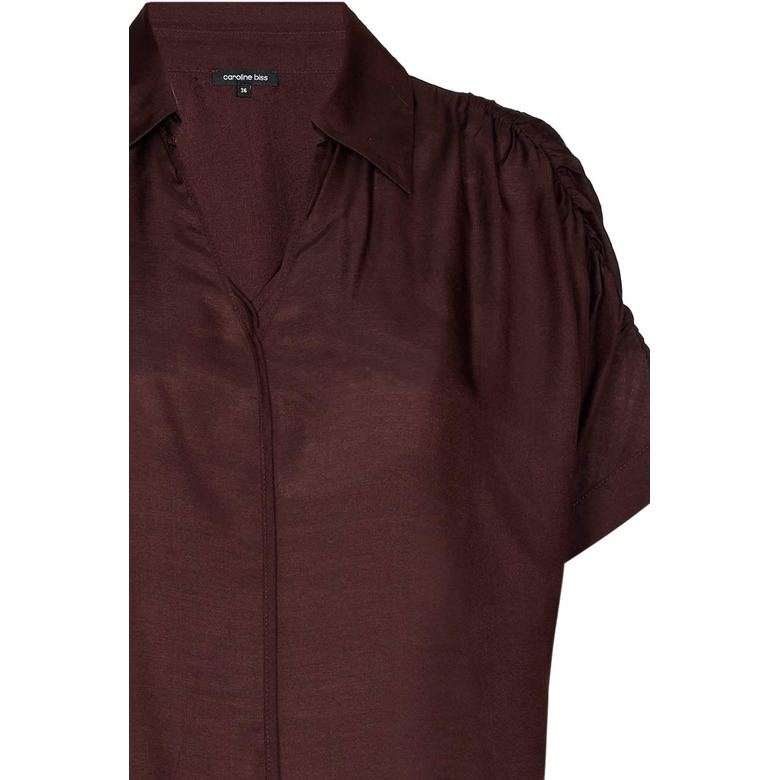 Caroline Biss blouse bruin 2