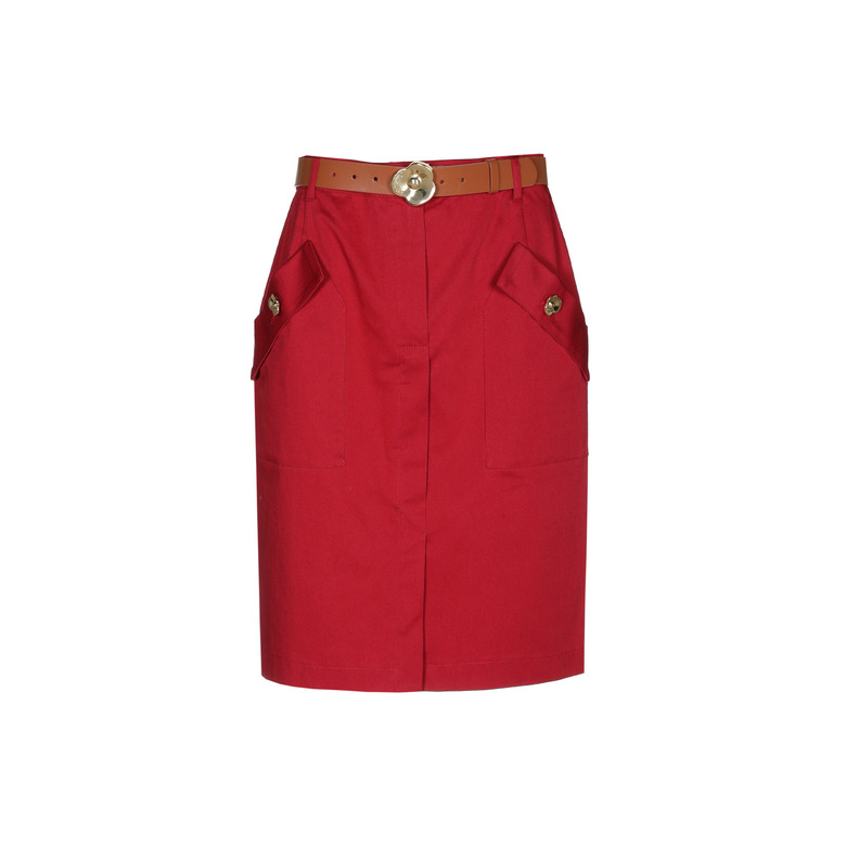 Caroline Biss skirt bordeaux 1