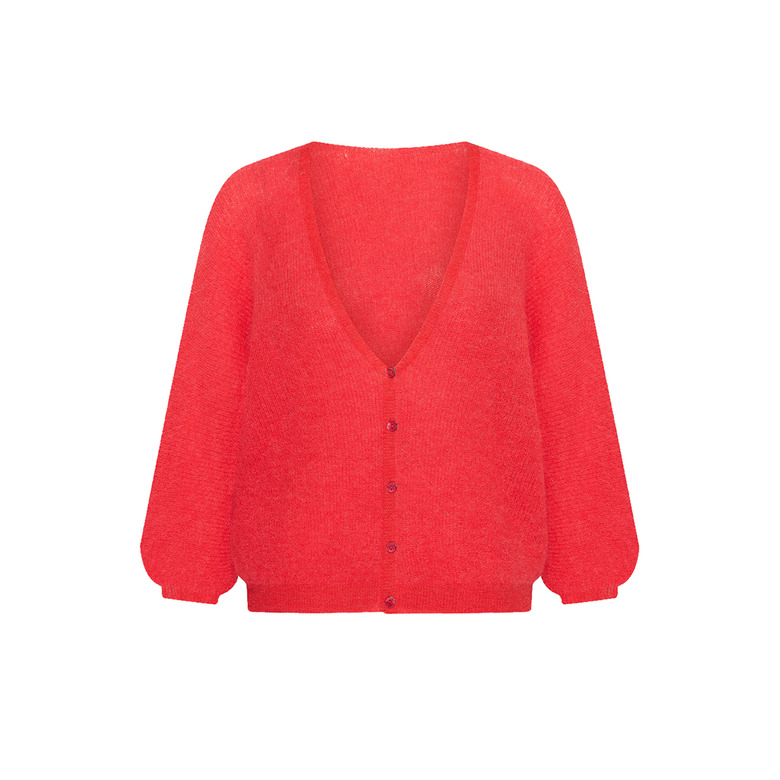 By-bar strickjacke rot 1