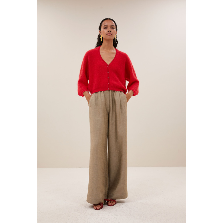 By-bar strickjacke rot 3