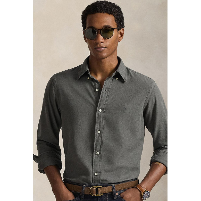 Ralph Lauren hemd grijs 2