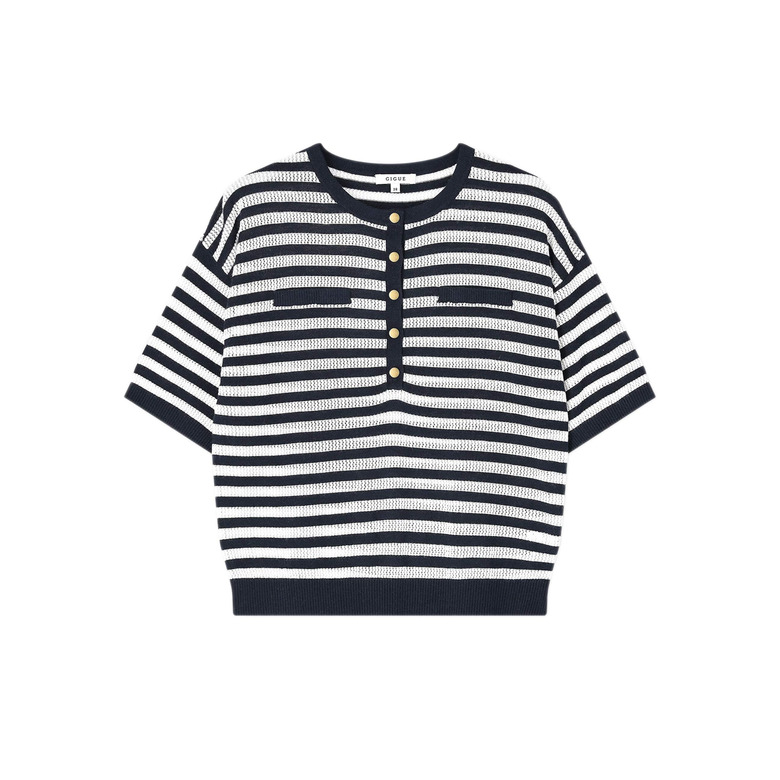 Gigue cardigan blauw 1