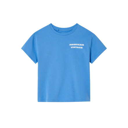American Vintage t-shirt bleu