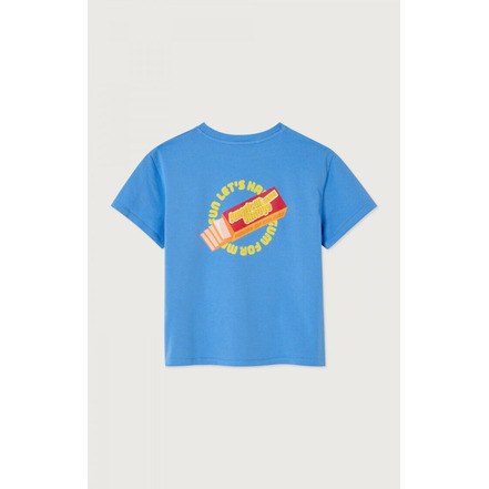 American Vintage t-shirt bleu