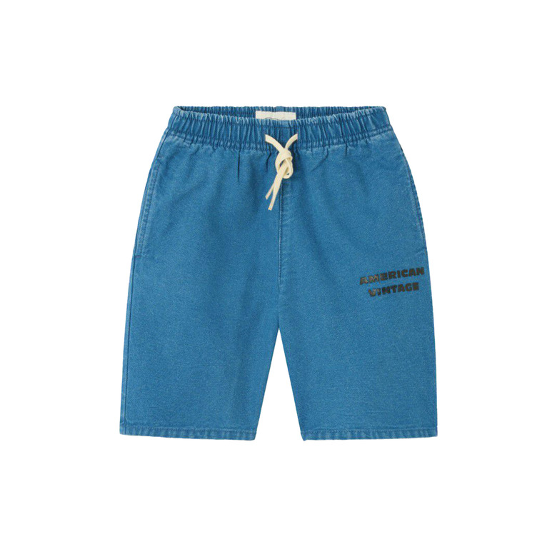 American Vintage short blauw 1