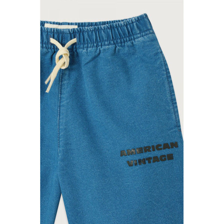 American Vintage short blauw 2