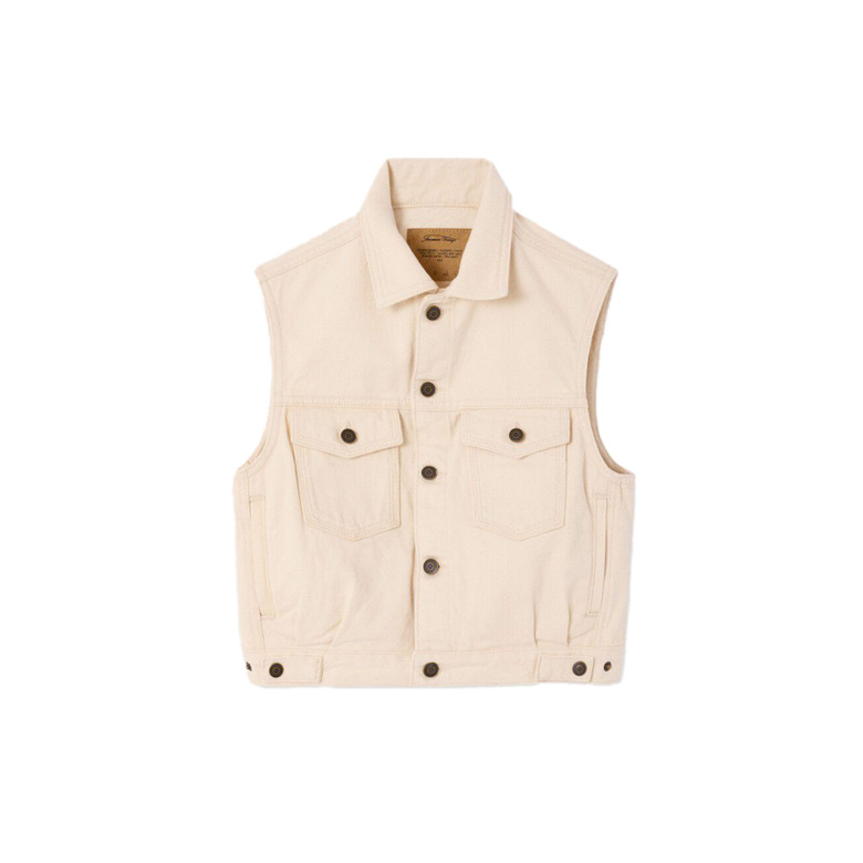American Vintage vest ecru 1