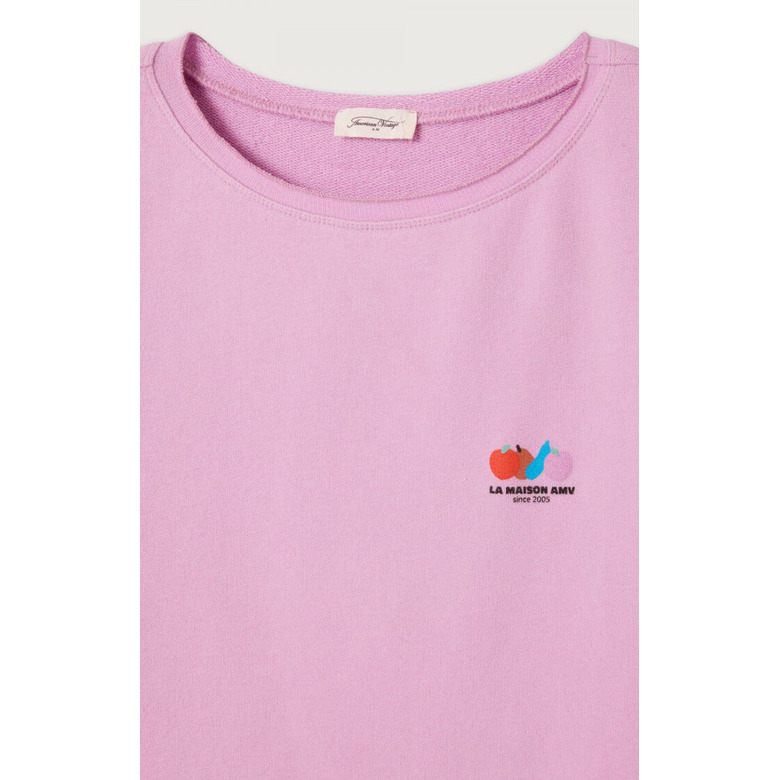 American Vintage t-shirt roze 2