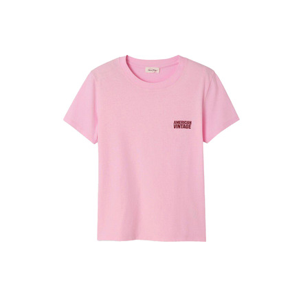American Vintage t-shirt rosa