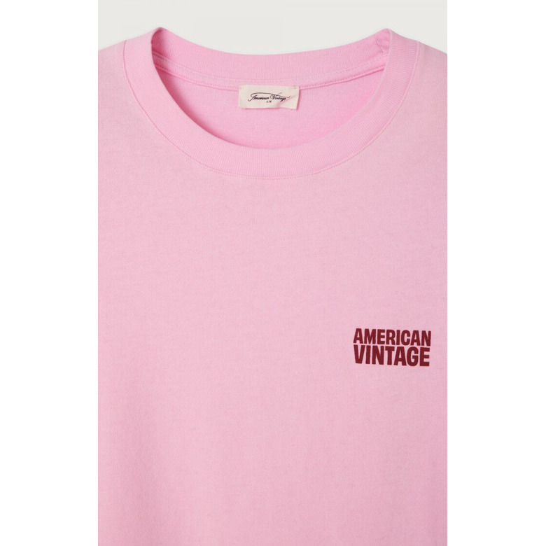 American Vintage t-shirt rosa 2