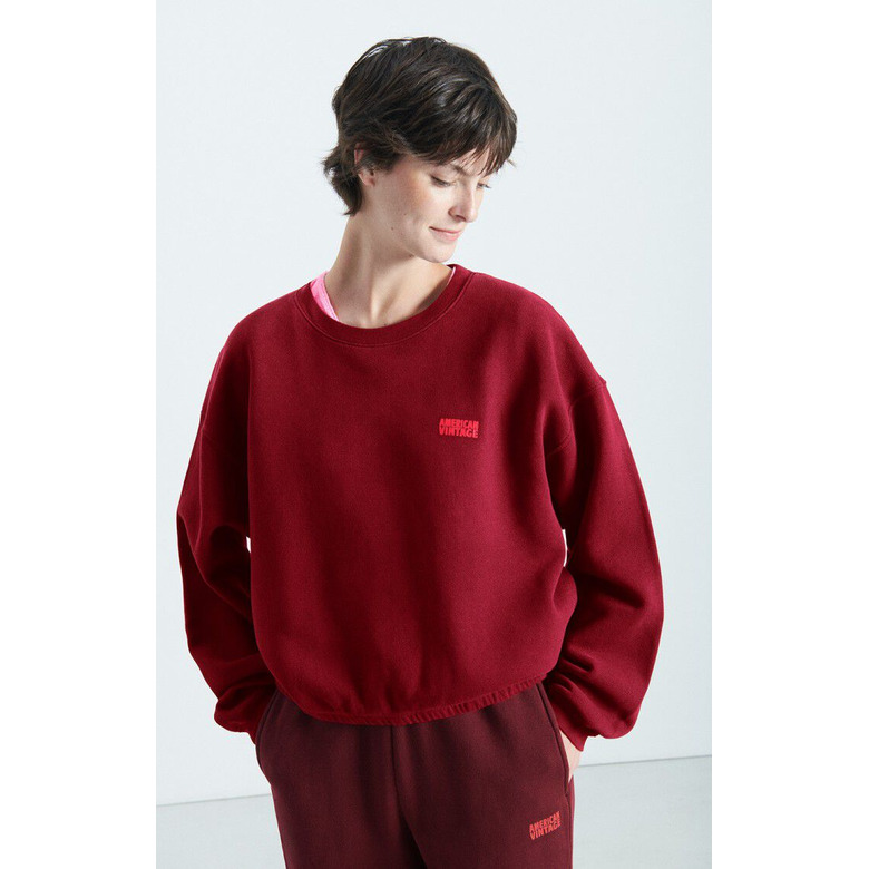 American Vintage sweater bordeaux 2