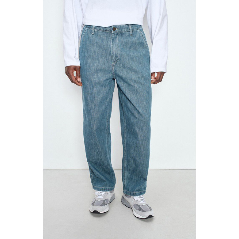 American Vintage broek blauw 2