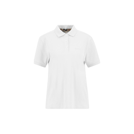 Barbour polo wit