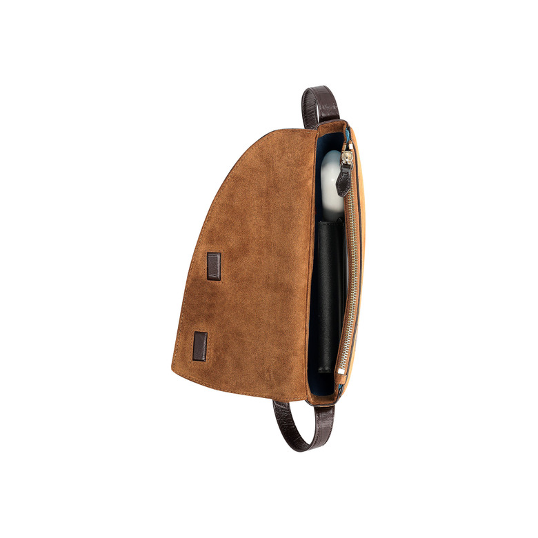 Kaai sac bandoulière cognac 3