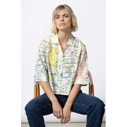 Gigue blouse multi color