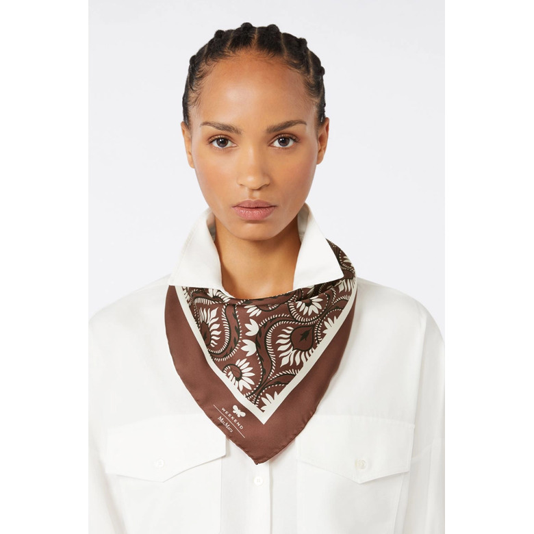 Weekend - Maxmara scarf brown 2