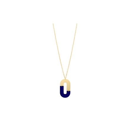 Les Cordes necklace blue