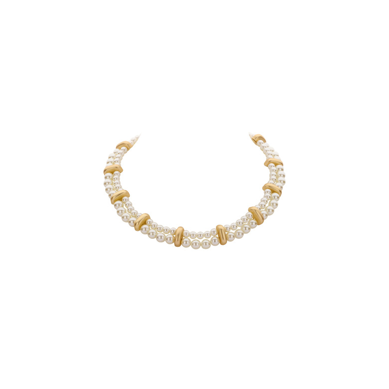 Les Cordes halsketting goud 1