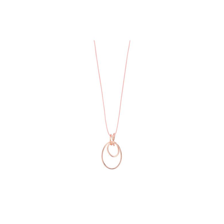 Les Cordes necklace pink 1