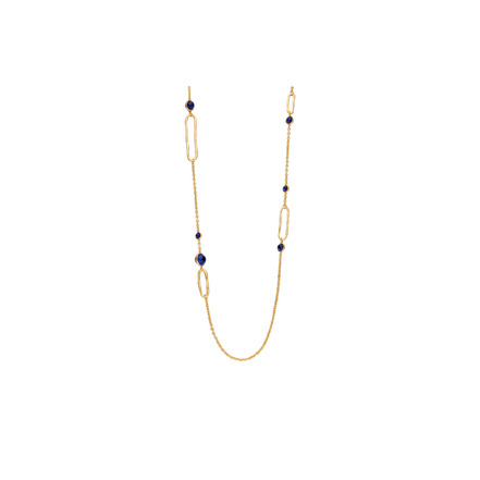 Les Cordes necklace blue