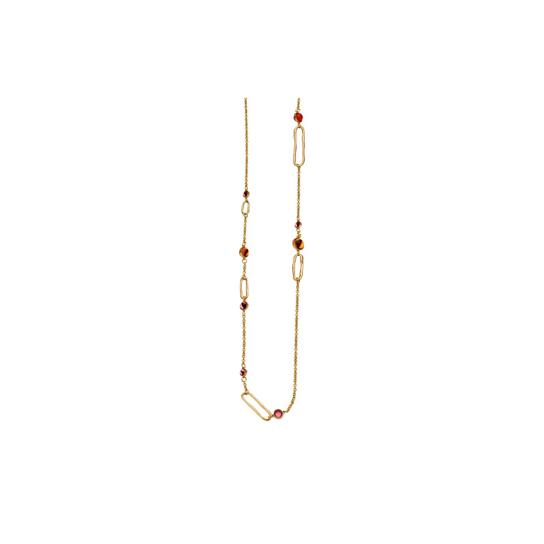 Les Cordes necklace pink 1