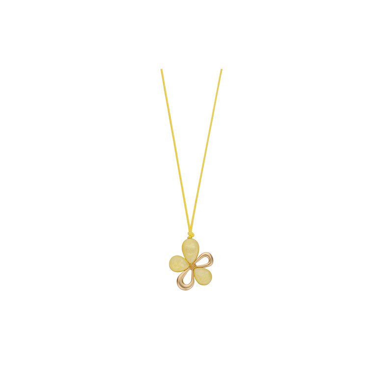 Les Cordes necklace yellow 1