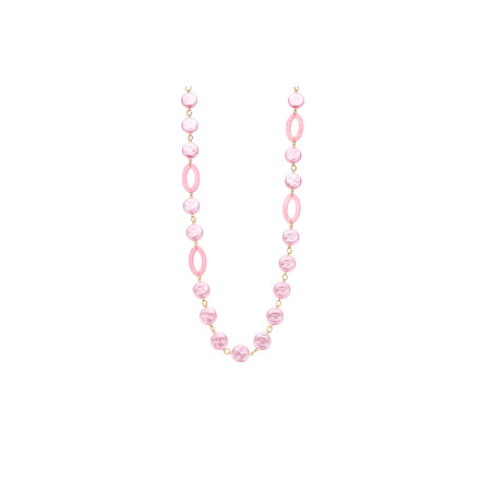 Les Cordes necklace pink
