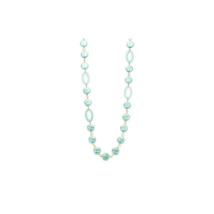 Les Cordes halskette blau