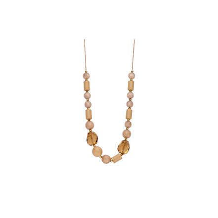 Les Cordes collier beige