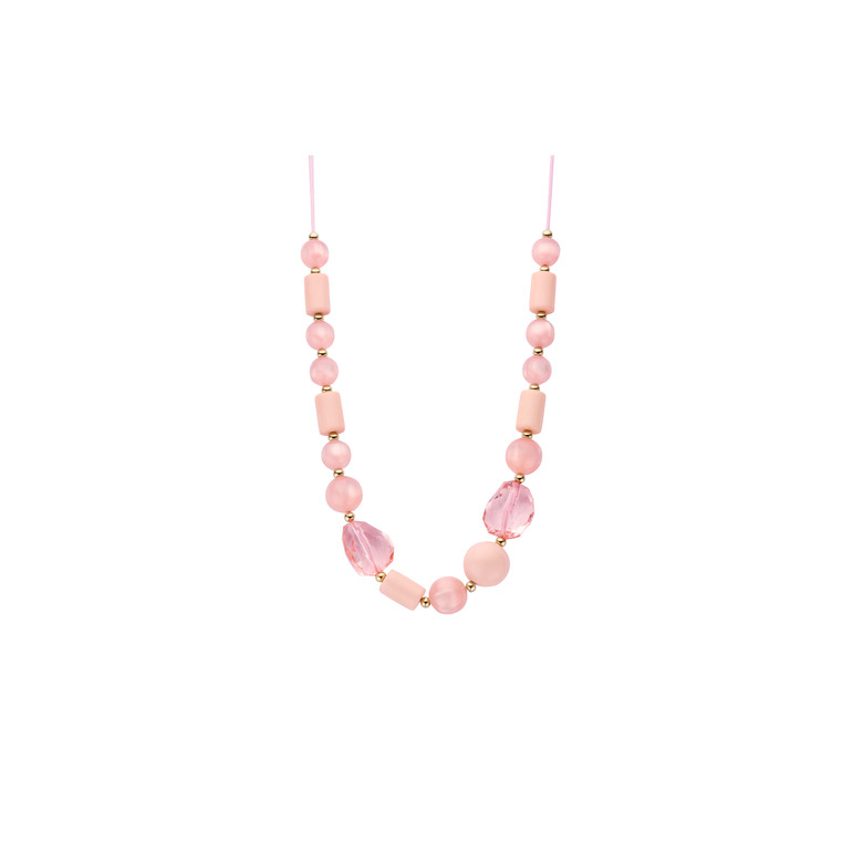 Les Cordes collier rose 1