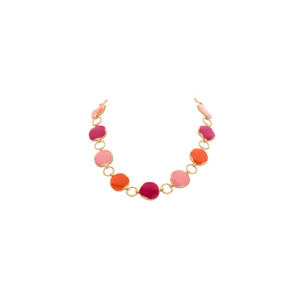 Les Cordes collier rose