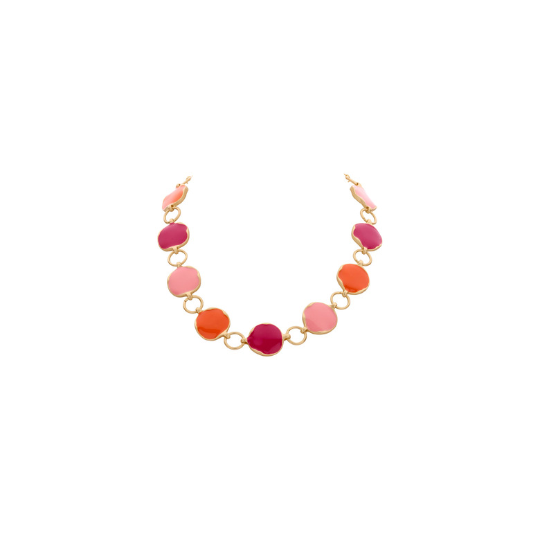 Les Cordes collier rose 1