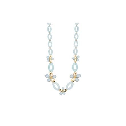 Les Cordes collier bleu