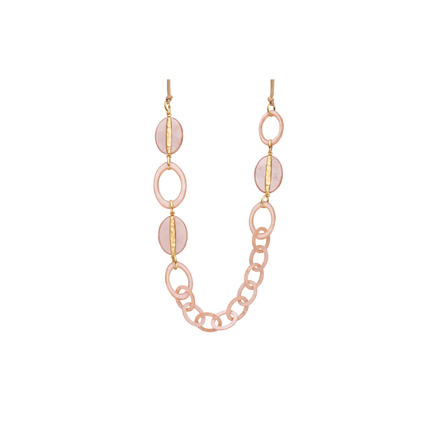 Les Cordes halsketting beige