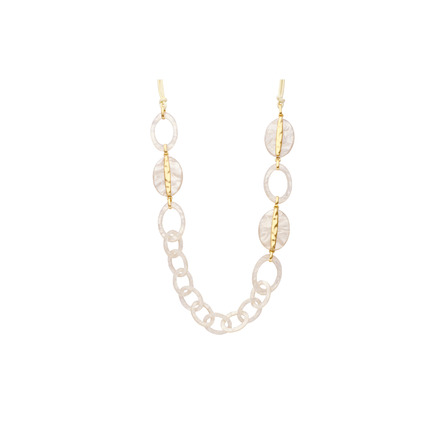 Les Cordes halskette ecru