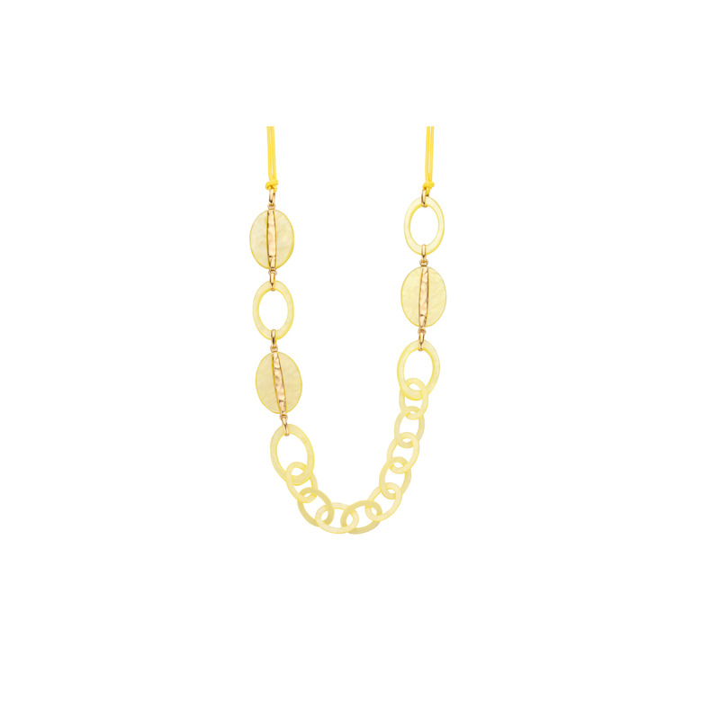 Les Cordes necklace yellow 1